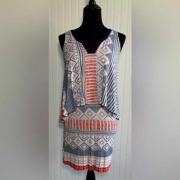 Anthropologie Maeve Davina Dress Sleeveless Indie vibrant Jersey Size XS - Picture 5 of 16